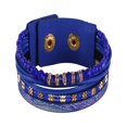 thumbnail image 1 of Accesorio de joyería de brazalete de pulsera de cuentas de terciopelo coreano de moda para hombres (zafiro), 1 of 2