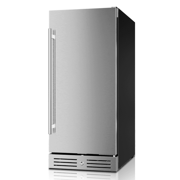 Yeego 15 Inch Beverage Refrigerator, Beverage Cooler with Stainless Steel Door, Built-in Outdoor Refrigerator for Soda, Beer, Wine