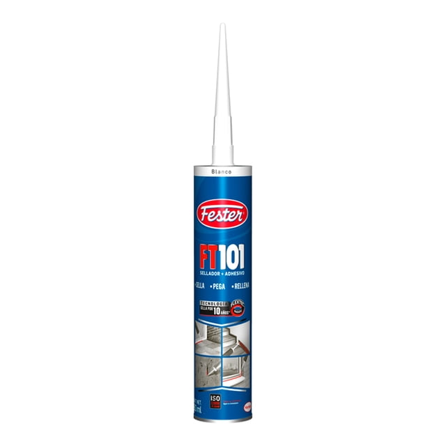 Sellador para Juntas de Alto Movimiento Fester 10 Años 280 ML Blanco