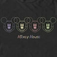 thumbnail image 2 of Men's Mickey & Friends Neon Outline Graphic Tee Black 3X Large, 2 of 5