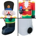 thumbnail image 2 of Inflable al aire libre 8 Ft Cascanueces Navidad Inflable Vacaciones Decoraciones para el hogar Patio Luces LED Año Nuevo Fiesta Tienda Patio Jardín Decoración Meterk Inflable al aire libre, 2 of 8
