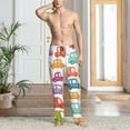 thumbnail image 2 of Balery Doodle Cars Pantalones de pijama para hombre, pijama ultraligero, pantalón de descanso-XX-Large, 2 of 6
