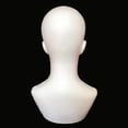 thumbnail image 4 of Naierhg Mannequin Hat Display Lifelike White Foam Mannequin White, 4 of 6