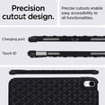 thumbnail image 5 of Allytech Case for iPad Air 11 Inch 2024, Slim Luxury Diamond Pattern [Camera Protection] Shockproof Soft TPU Back Case Compatible with Apple iPad Air 11 (2024) - Black, 5 of 7