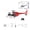 Red - 1 Battery, variant on FB-05 RC Helicopter with LED Navigation Lights, 2.4GHz 6CH EVA Foam Remote Control Aircraft with Optical Flow Positioning & Barometric Altitude Hold for Adults
