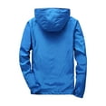 thumbnail image 4 of Splozh Manteau d'Automne Veste Mince Garçons Veste à Manches Longues Confortable Douce et à la Mode Veste à Capuche Zippée Bleu, 7-8 Ans, 4 of 6