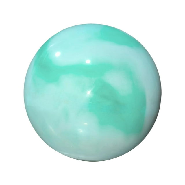 Pelota de gimnasia rítmica, pelota de fitness, ligera, inflable, de 7,09 pulgadas, portátil, para entrenamiento, competición y práctica de ejercicio. Verde nube