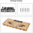 thumbnail image 3 of My Medals Medal Holder Display Hanger Rack Frame for Sport Race Metal Medal Hanger for Running Gymnastics Soccer Basketball Competitions 15.75x6Inches, 3 of 7