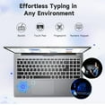 thumbnail image 5 of 15.6"Laptop-Computer 16GB RAM 2TB SSD Intel Pentium 6 Cores i3-1215U 2 Years Warranty(Beat i5-1135G7)Backlit Keyboard Fingerprint Type-C Fast Charging Business-Student-Laptop win11,Silver, 5 of 8