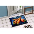 thumbnail image 2 of Carolines Treasures MW1230MAT Carrots Only Three Needed Door Mat Indoor Rug or Outdoor Welcome Mat 18x27 Doormat  18H X, 2 of 2