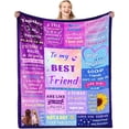 thumbnail image 1 of LHSHID Friend Blanket for Women Best Friend Birthday Gifts Friendship Gifts for Women Birthday Gifts for Women Friendship Best Friend Blanket Gifts for Christmas Graduation 30"x40", 1 of 7