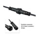 thumbnail image 4 of Cable de extensión de luz de cubierta de PVC ignífugo para uso en exteriores, conectores macho y hembra a prueba de agua IP67, paquete de 10 cables de extensión a prueba de agua RGB, diseño flexible,, 4 of 5