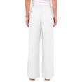 thumbnail image 6 of SWQZVT Women's Summer Palazzo Pants High Waisted Wide Leg Drawstring Flowy Beach Lounge Pants with Pockets, 6 of 8