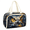 Black, variant on Jiaoprinted Colorful Mexican Boho Floral Travel Toiletry Bag for Women, Large Wide-open Makeup Bag, Bohemian Flowers Waterproof Cosmetic Bag Organizer with Handle