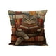 thumbnail image 2 of Juego de fundas decorativas para cojines | Funda de cojín para sofá, cama o sala de estar | Funda cuadrada de 45x45 cm | Tejido de nailon y elastano | Diseño con estampado animal, 2 of 6