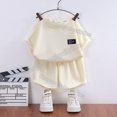 thumbnail image 3 of Camiseta de Snoopy para niño y niña, conjunto de 2 piezas, pantalones cortos, Tops de dibujos animados, chándales deportivos, trajes, regalo de cumpleaños, 3 of 5