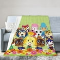 thumbnail image 2 of Animal Crossing Blanket Fuzzy Plush Bed Blanket Cozy Fluffy Air Condition Quilt For Adults Kids, 2 of 6