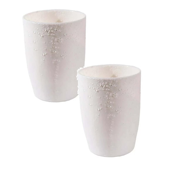 LHWEN Reusable Plastic Tumbler Cups for Kids Travel Coffee Tea Water Mug Outdoor Drinkware Food Grade PP Lightweight Multi-Purpose Bathroom Drinking Glass Small and Convenient for Storage
