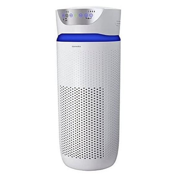Homedics Purificateur d'Air 5-en-1 - Filtre HEPA à 360 Degrés pour 1 593 Pi2, Purificateurs d'Air Très Grands pour la Chambre et la Maison, pour Grandes Pièces
