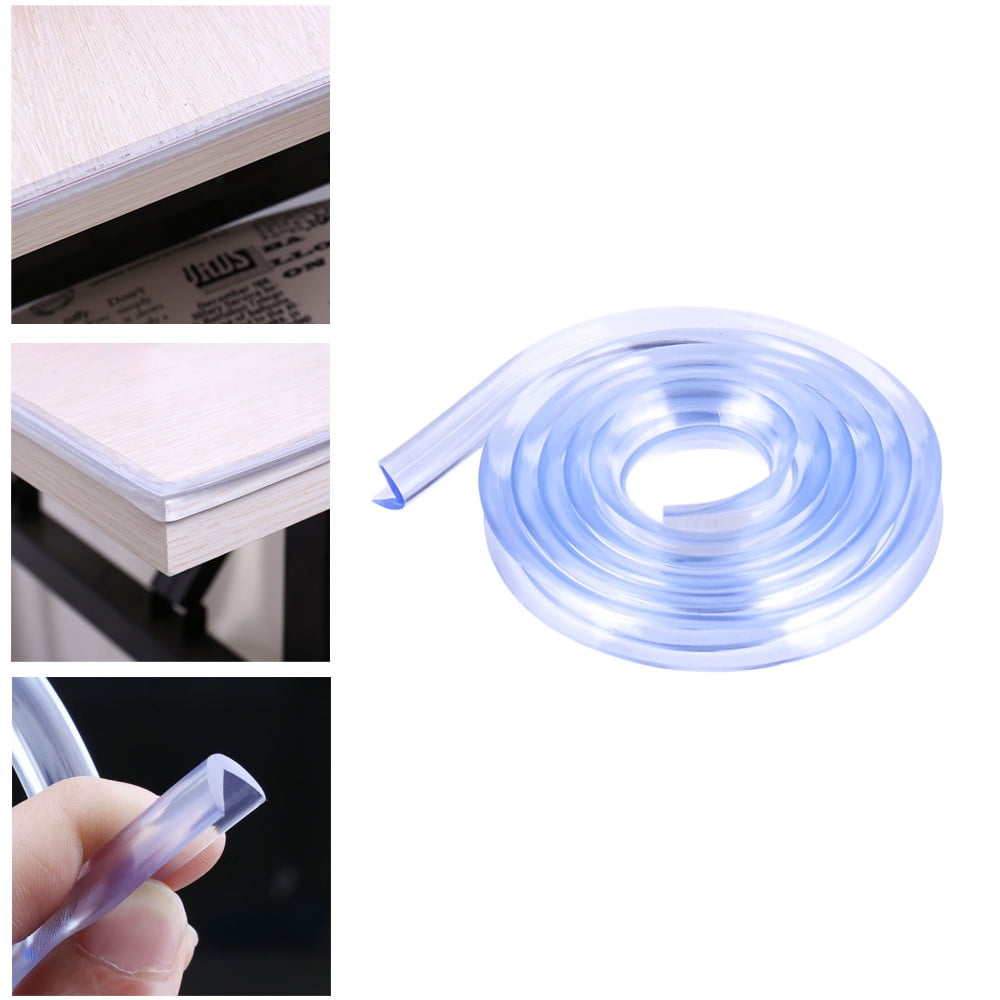 1 Roll Silicone Clear Table Corner Protector Cushion Edge Strip Baby Safety Tool 