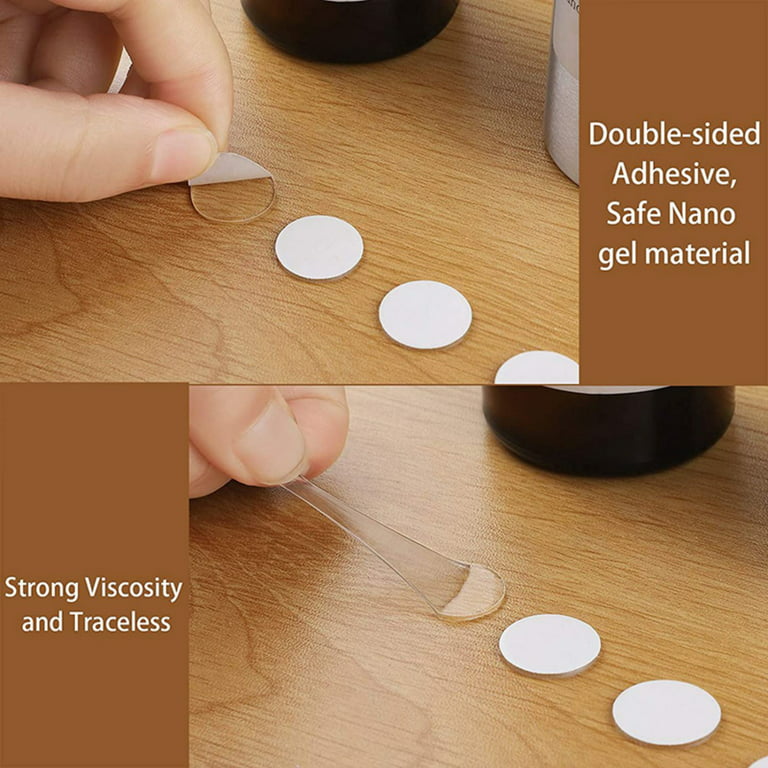 360Pcs Double Sided Sticky Dots Clear Round Mounting Putty - Sticky Tack  for Wall Hanging with Tweezers Picture Hangers Without Nails Double Sided  Tape Dots Poster Putty Removable 