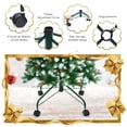 thumbnail image 2 of Topbuy Pliage Roulement Arbre de Noël Support en Métal Base W / Roues Universelles Verrouillables pour Arbre sous 7ft, 2 of 10