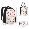 thumbnail image 2 of Disketp Chili Mochila Estampada de Gran Capacidad con Lonchera y Estuche, Set de 3 Piezas para Estudiantes, 2 of 7