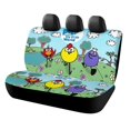 thumbnail image 1 of Peep y el Gran Mundo Ancho-theme Car Rear Seat Covers Back Elastic Flexible Car Seat Covers Decorative Fits Most Cars 120x59x76cm, 1 of 6