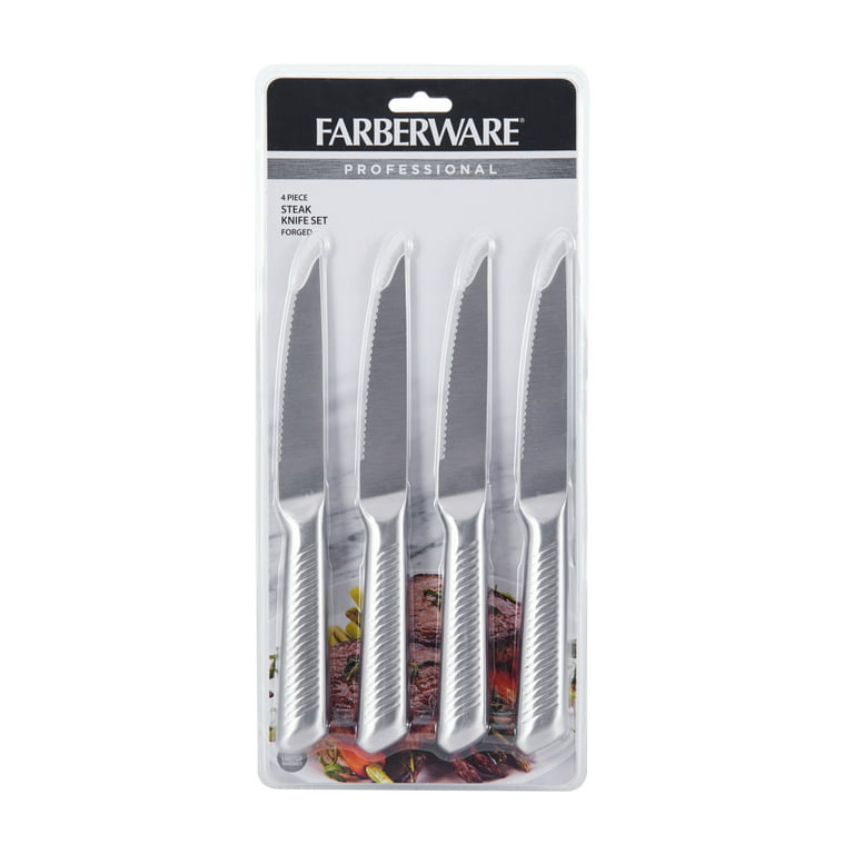 Farberware Professional 4-piece Forged Textured Stainless Steel