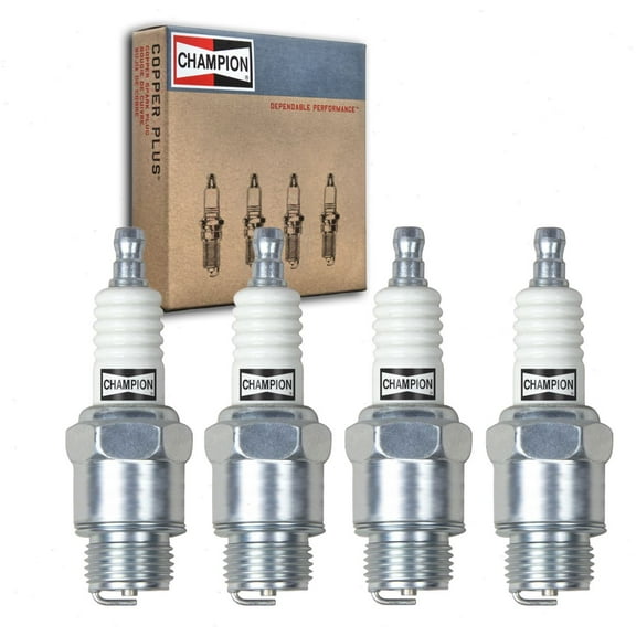 4 pc Champion 516 Industrial Spark Plugs for 18-8 23643 2A3643 4905800 74905800 82 834241-MI 834241MI B8X BT8 BTS8 C87 D16 L14U M12A M14 TG44840 Ignition Wire Secondary