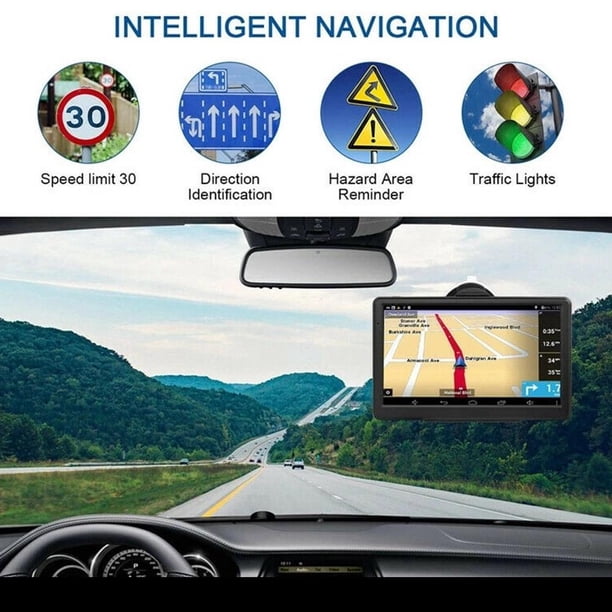 GPS para automóviles: pantalla de 7.2 pulgadas, memoria de 8 GB