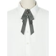 thumbnail image 4 of INSPIRE CHIC Women's Ribbon Brooch Necktie Rhinestone Bow Ties for Elegant Chic, 4 of 5