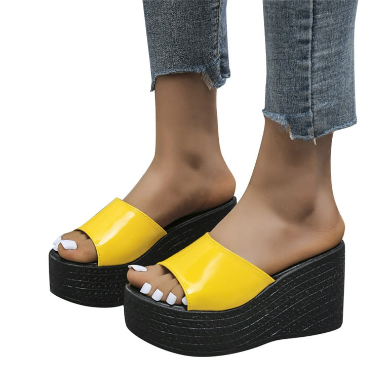 CAICJ98 Womens Shoes Womens Summer Sandals Air Cushion Flip Flops