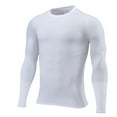 thumbnail image 1 of Playeras Básicas Algodon Hombre Camiseta De Manga Larga Ajustada Deportiva Para Correr Y Entrenar, 1 of 4