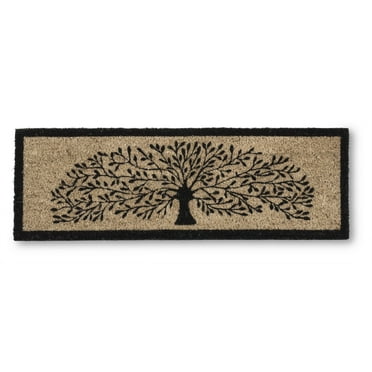 Abbott Collection Coir Tree of Life Balcony Mat w/Border