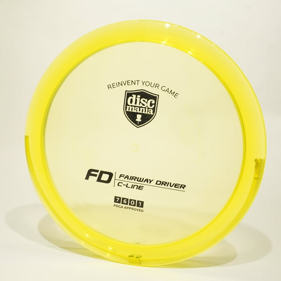 Discmania C-Line FD Disc Golf Fairway Driver, Pick Color/Weight [Stamp & Exact Color May Vary] Yellow 173-174 grams
