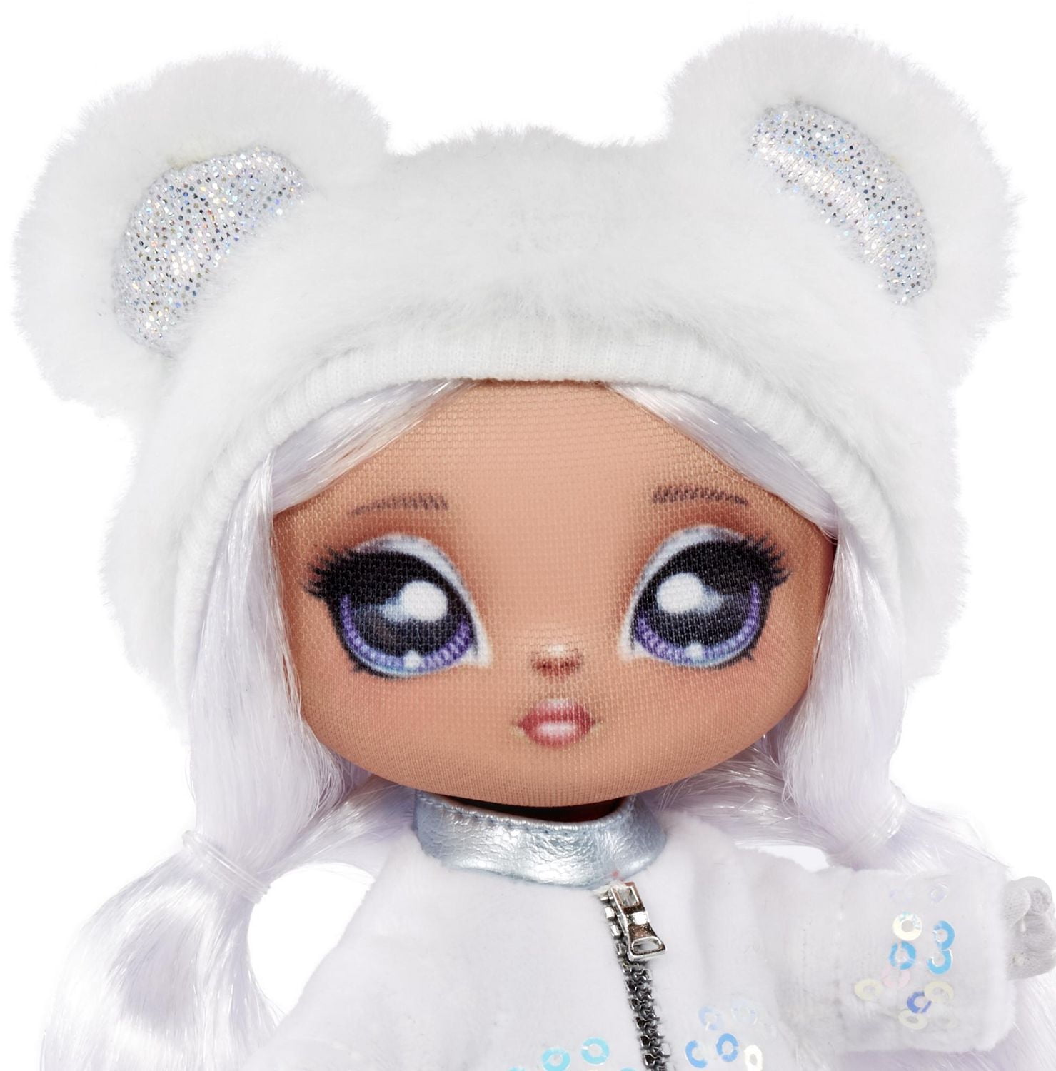 Na Na Na Surprise Cozy Series Bailey Frost 7.5" Fashion Doll Polar Bear-Inspired with White Hair