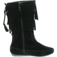 thumbnail image 6 of LINK CANDICE-16K Girls Mid Calf 3 Layer Fringe Boots, 6 of 7