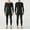 13 Black, variant on Mens Thermal Underwear Set Fleece Lined Long Johns Thermals Top And Bottom Base Layer For Cold Weather Winter Ski