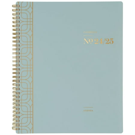 2024-2025 Cambridge® WorkStyle® Classic Weekly/Monthly Academic Planner  8-1/2  x 11   Mellow Frost  July 2024 To June 2025  1606-905A-46
