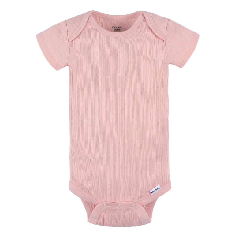 Gerber Baby Neutral Short Sleeve Onesies, 3-Pack photo 6