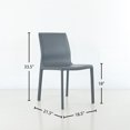 thumbnail image 2 of Stan Chaise Ergonomique en Cuir Style Mid-century Modern - Qualité Contractuelle, 2 of 2