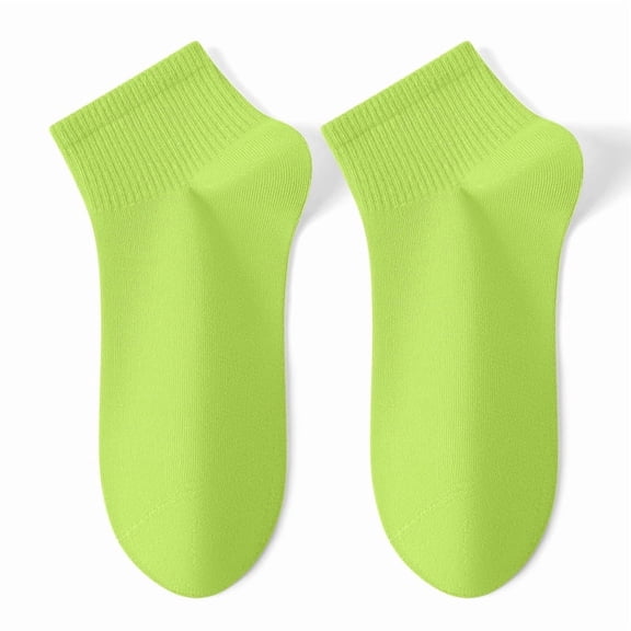 XmhyTop-A 3 Pairs Casual Ankle Socks Soft Everyday Socks, Low Cut Comfy Socks,Green