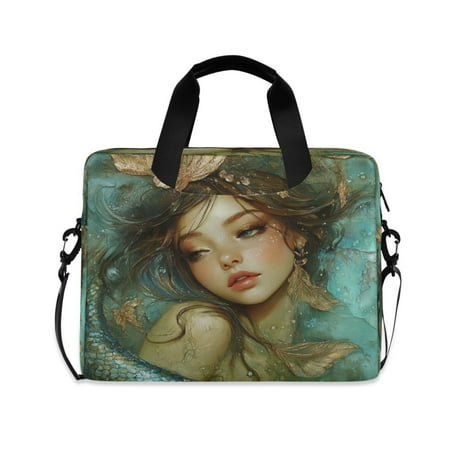 Laptop Bag Laptop Briefcase 15.7 x 3 x 11.8 Inches Laptop Bag Briefcases Laptop Storage Travel Laptop Bag Work Laptop Bag Pretty Mermaid