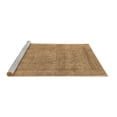 thumbnail image 2 of Ahgly Company Machine Washable Indoor Square Oriental Brown Industrial Area Rugs, 7' Square, 2 of 4
