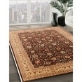 thumbnail image 2 of Ahgly Company Indoor Square Mid-Century Modern Brown Sand Brown Oriental Area Rugs, 3' Square, 2 of 6