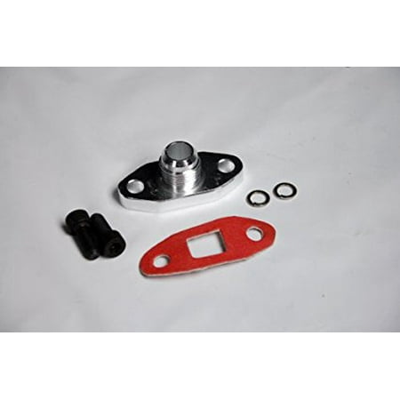 Garrett Turbo Housing (Turbo Oil Drain Flange 10an Fitting Fit Most of Turbonetics / Garrett / Precision / Brogwarner Big Name)