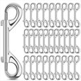 thumbnail image 1 of Extra Large 3.5 Inch Double Ended Bolt Snaps Hooks 110lbs Load Capacity Zinc Alloy Buckles for Heavy Duty Trigger Snap, 1 of 7