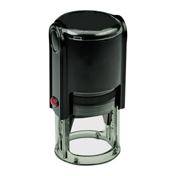 Forestwhale Customized Stamp - Custom Stamps Self Inking with Logo - Customized Name Stamps for Business - Round Personalized Stamp