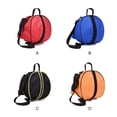 thumbnail image 3 of Toystoory Mochila de baloncesto, bolso de hombro impermeable para fútbol, bolsillo de malla para exteriores, portador de tela Oxford, Ropa Deportiva, Zapatos Rojo, 3 of 6